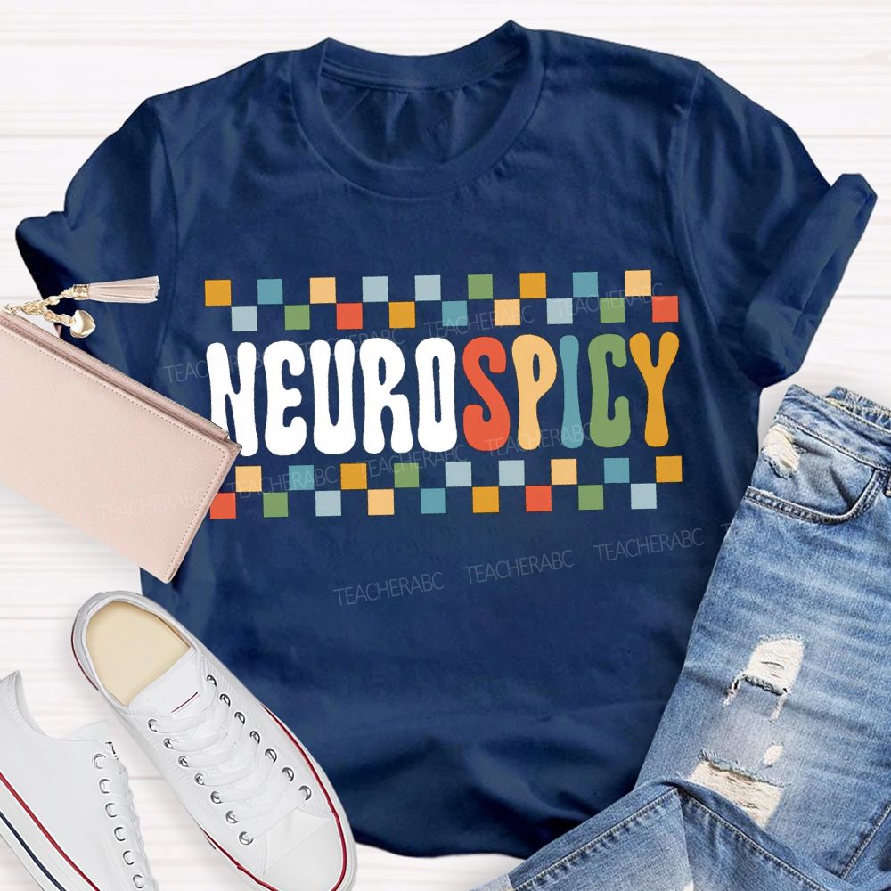 Neurodivergent Neurospicy Autism Acceptance  Neurodiversity T-shirt