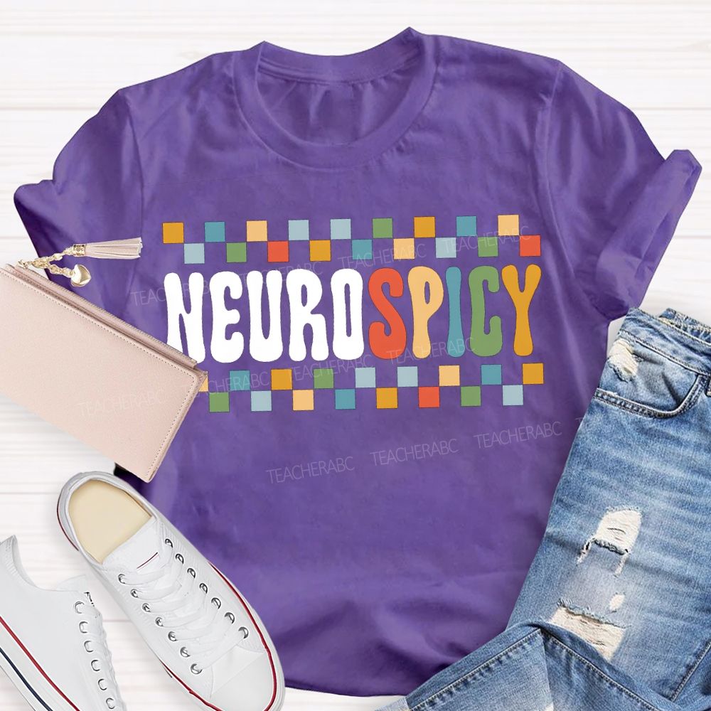 Neurodivergent Neurospicy Autism Acceptance  Neurodiversity T-shirt
