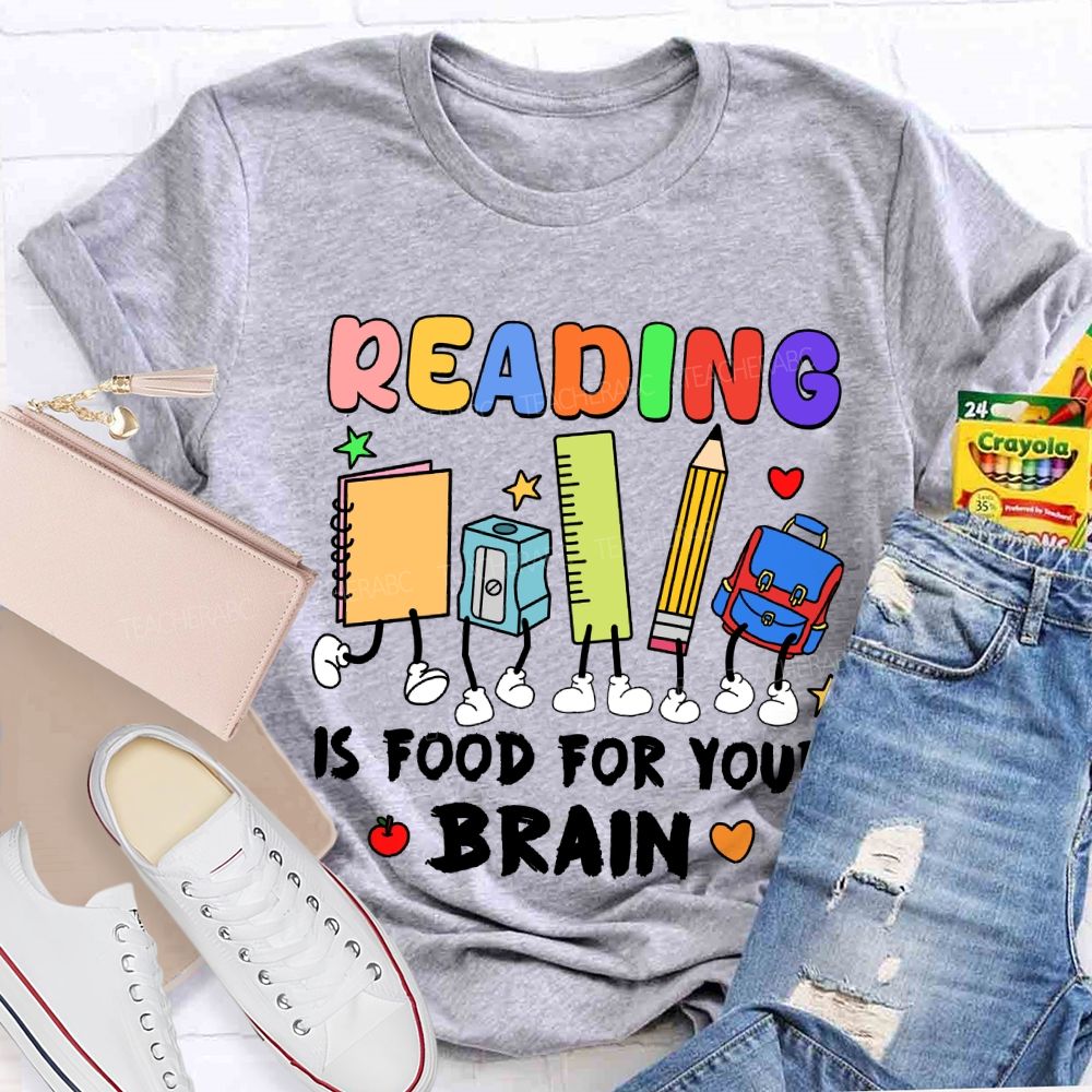 Reading Is Food For Your Brain T-shirt