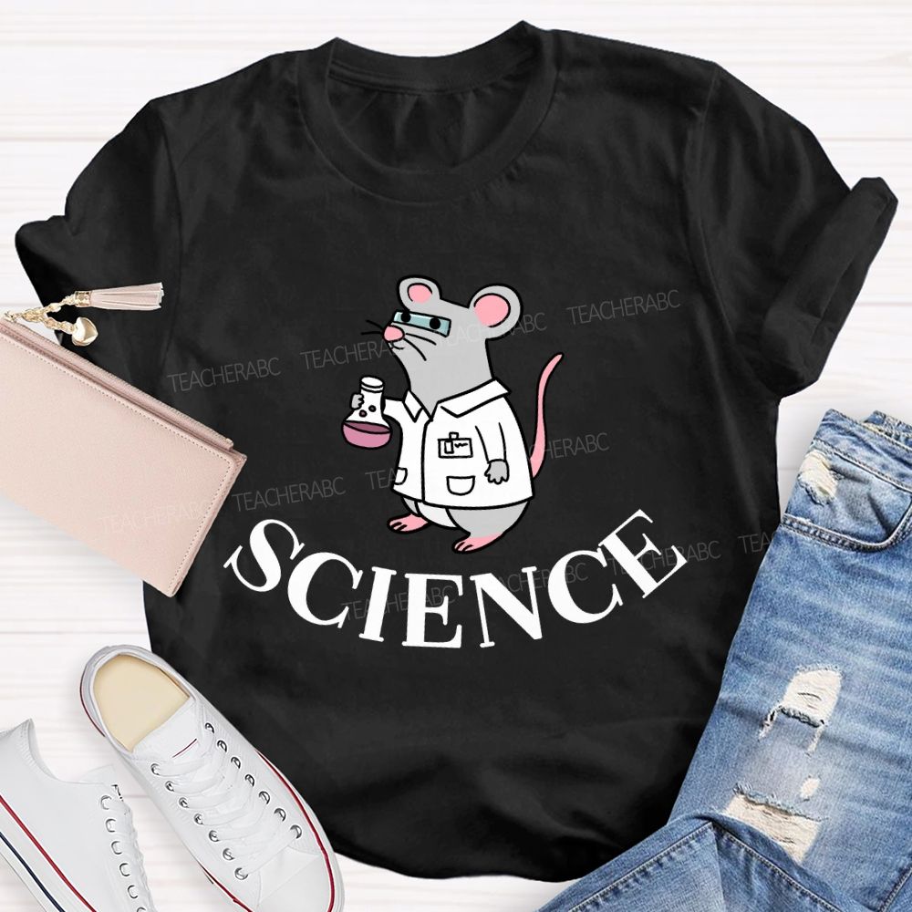 Hamsters Doing Experiments Science Teacher T-shirt