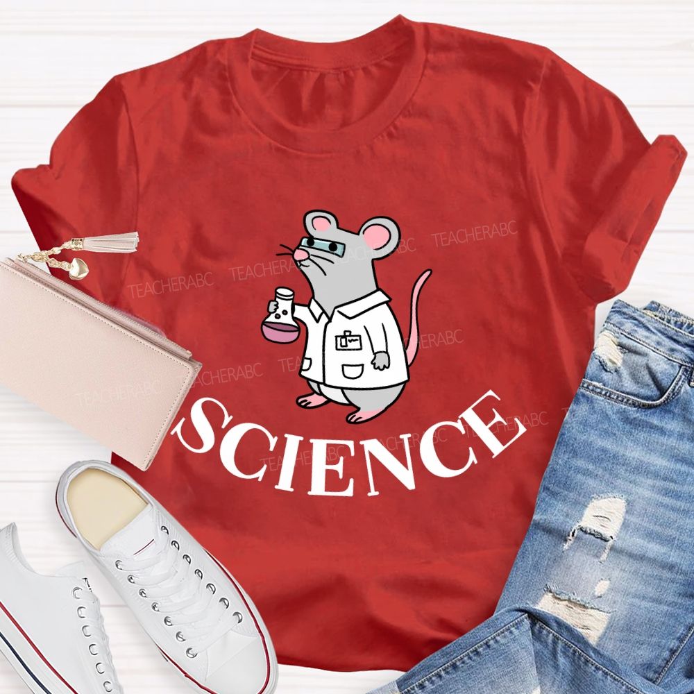 Hamsters Doing Experiments Science Teacher T-shirt