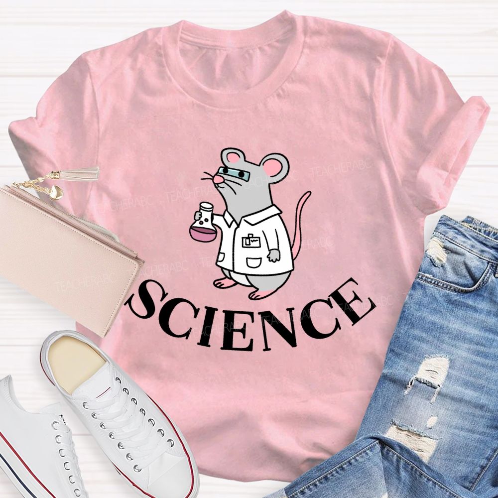 Hamsters Doing Experiments Science Teacher T-shirt
