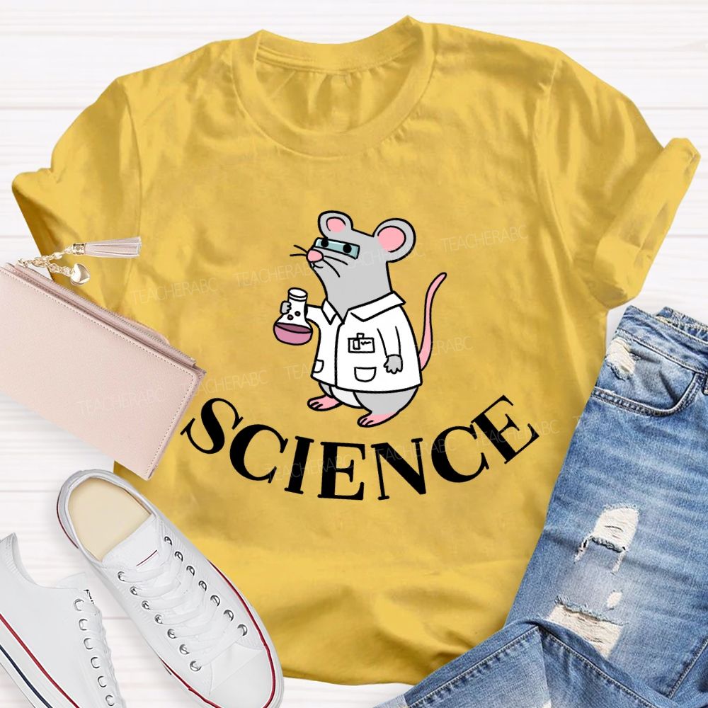 Hamsters Doing Experiments Science Teacher T-shirt