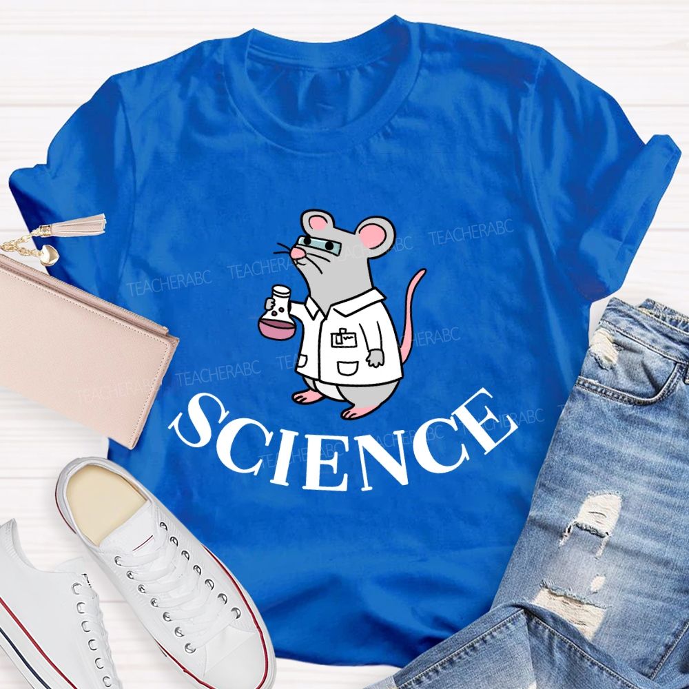 Hamsters Doing Experiments Science Teacher T-shirt