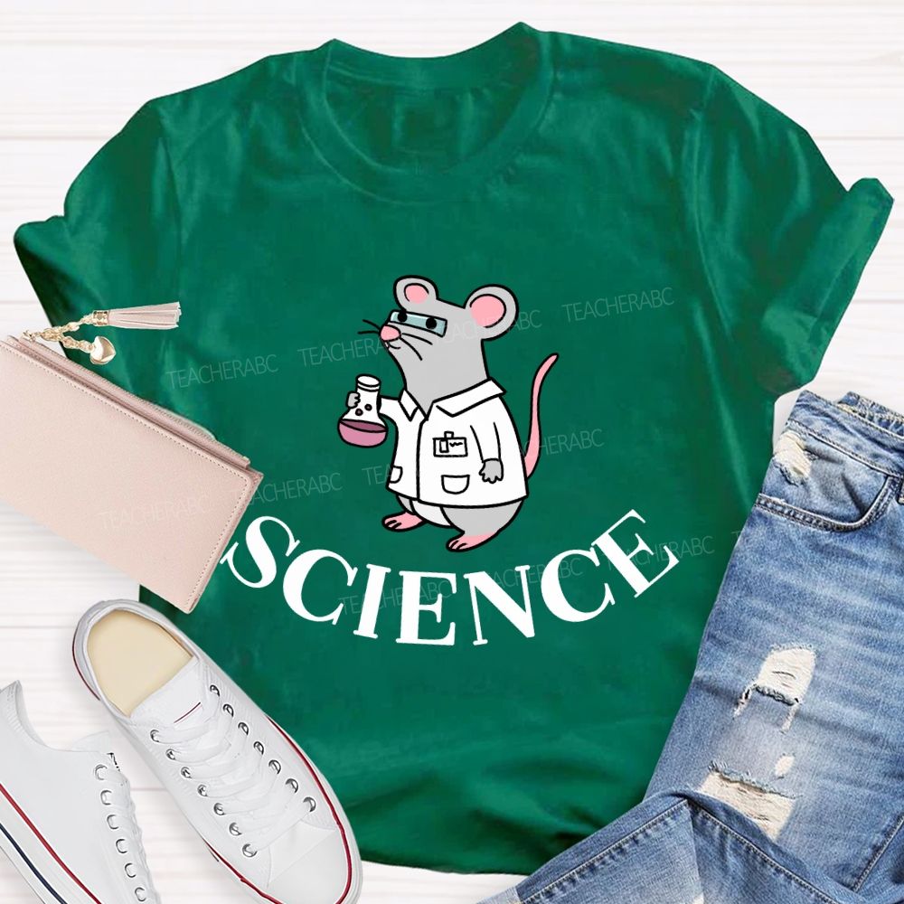 Hamsters Doing Experiments Science Teacher T-shirt