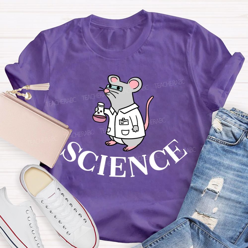 Hamsters Doing Experiments Science Teacher T-shirt