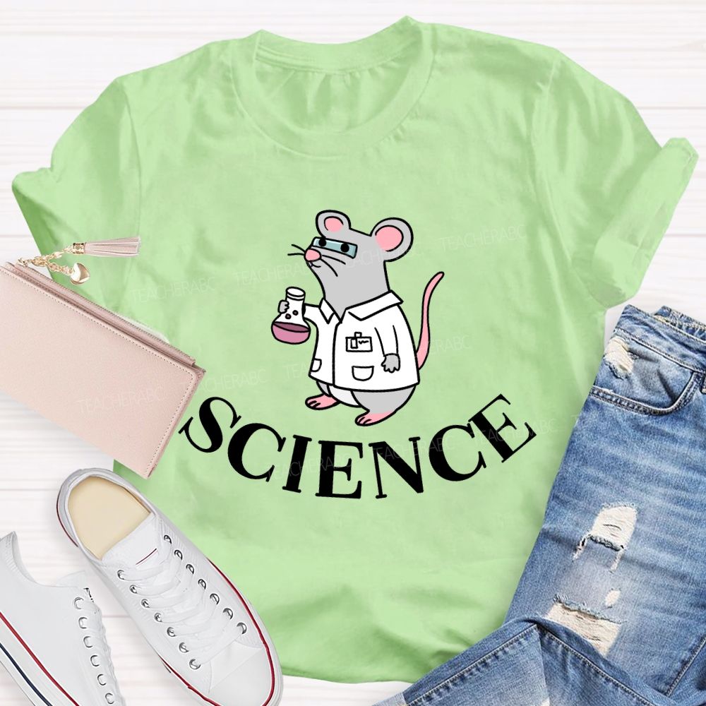 Hamsters Doing Experiments Science Teacher T-shirt