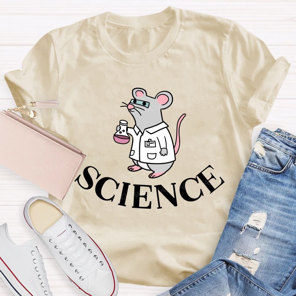 Hamsters Doing Experiments Science Teacher T-shirt