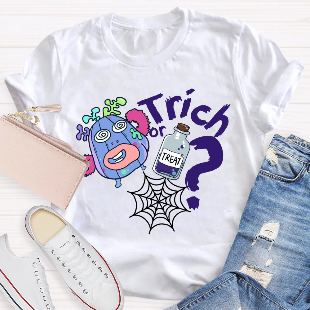 Trick Or Treat Cell Science Teacher T-shirt