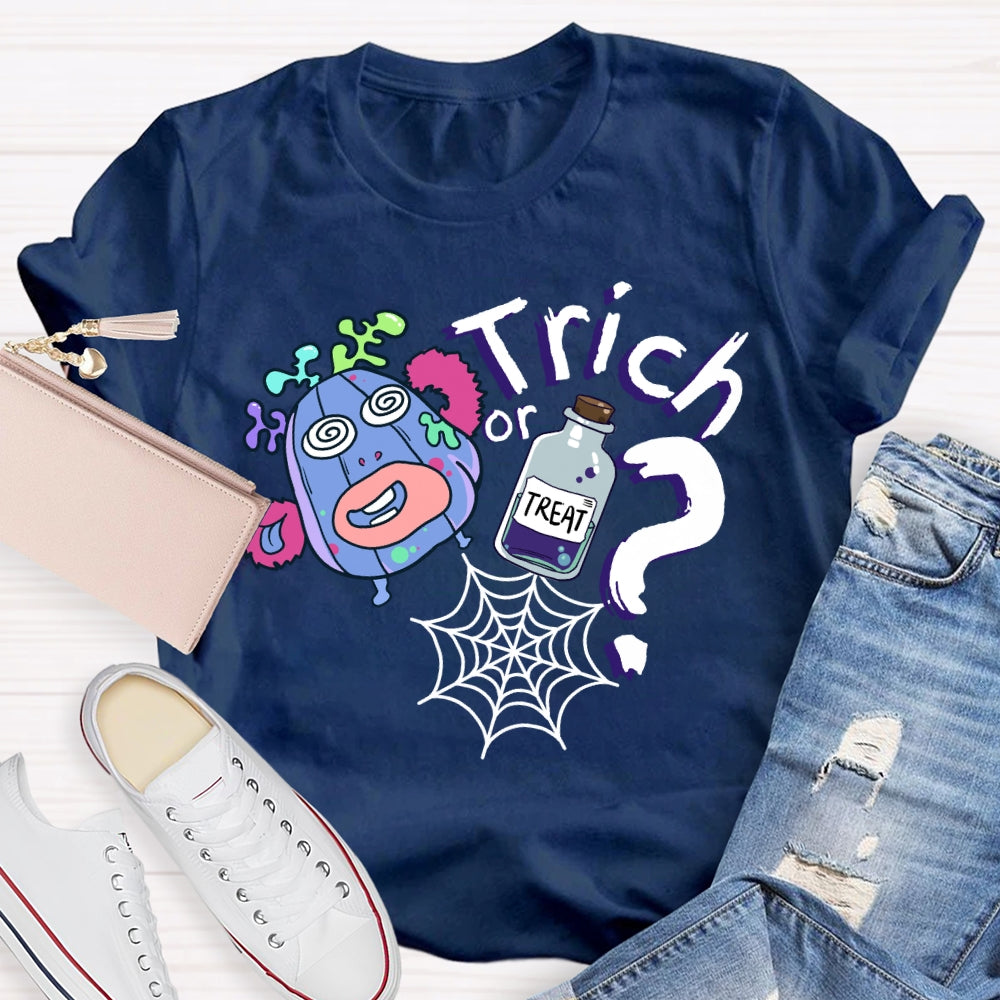 Trick Or Treat Cell Science Teacher T-shirt