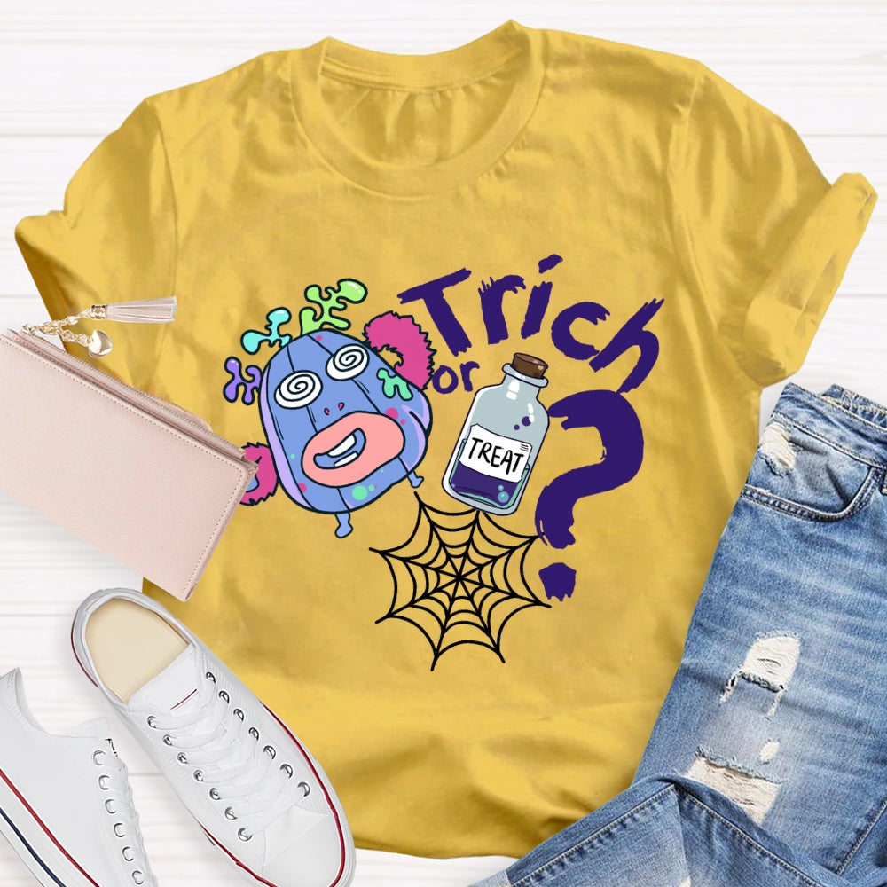 Trick Or Treat Cell Science Teacher T-shirt