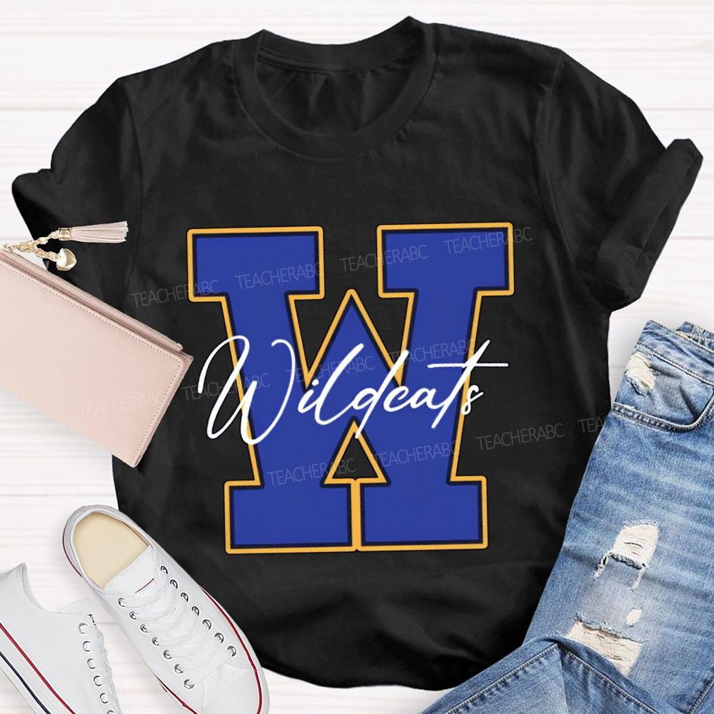 Personalized Mascot Colorful Font Mascot T-shirt