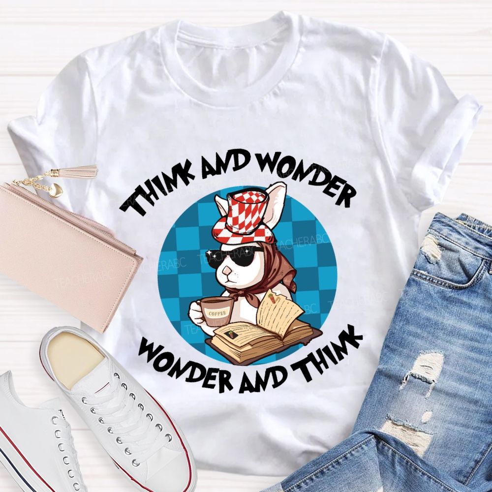 Think And Wonder Wonder And Think T-Shirt