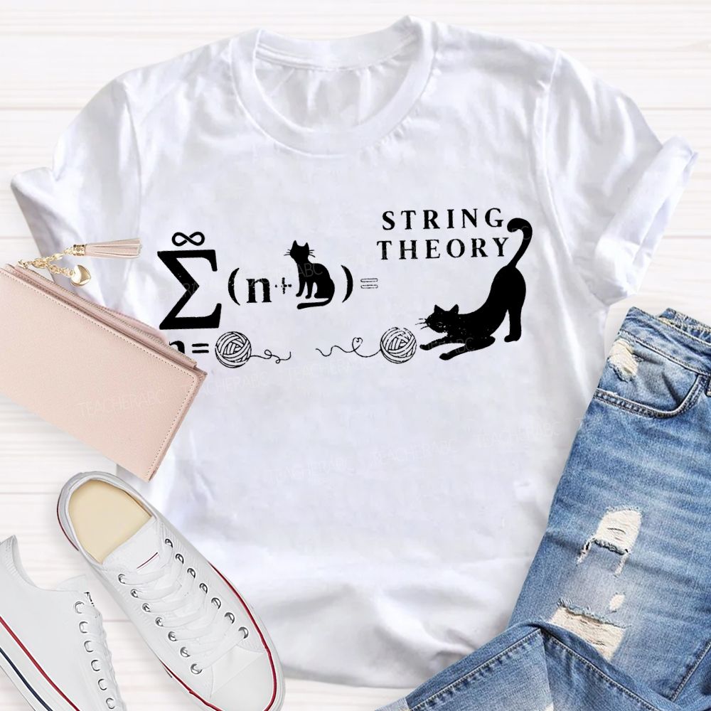 String Theory Quantum Mechanics Math Theory T-shirt
