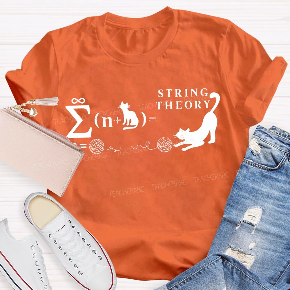 String Theory Quantum Mechanics Math Theory T-shirt