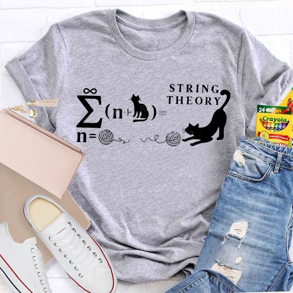 String Theory Quantum Mechanics Math Theory T-shirt