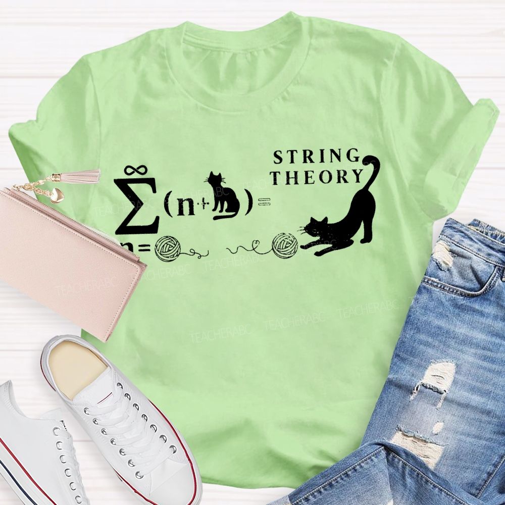 String Theory Quantum Mechanics Math Theory T-shirt