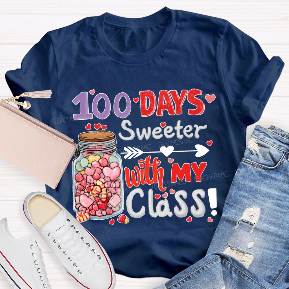 100 Days Sweeter With My Class T-shirt