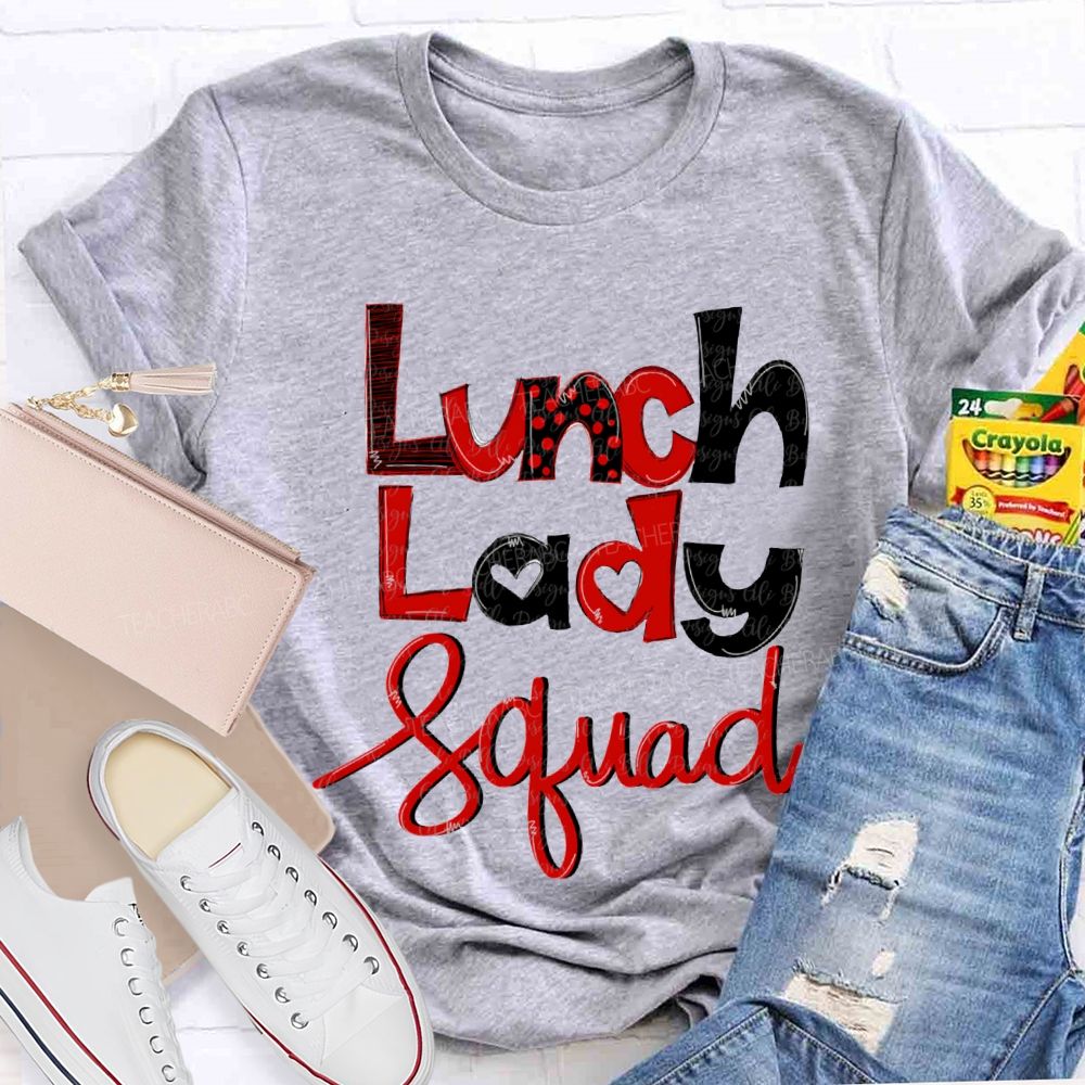 Lunch Lady Squad Valentine'S Day T-shirt