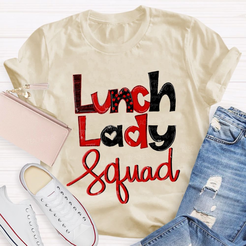 Lunch Lady Squad Valentine'S Day T-shirt