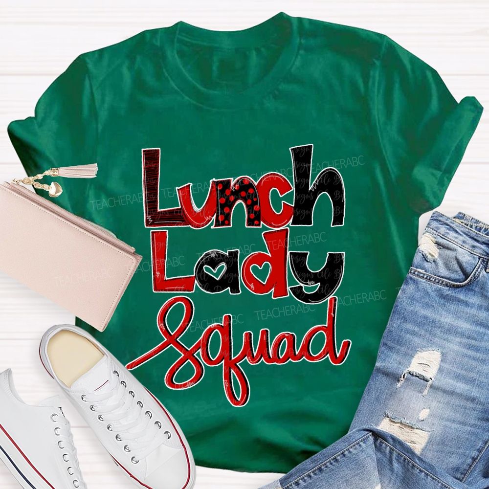 Lunch Lady Squad Valentine'S Day T-shirt