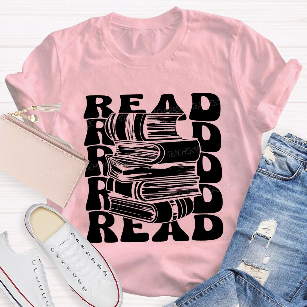 Read Books Fall In Love With Reading T-shirt