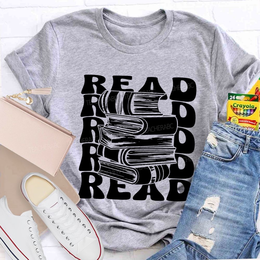 Read Books Fall In Love With Reading T-shirt
