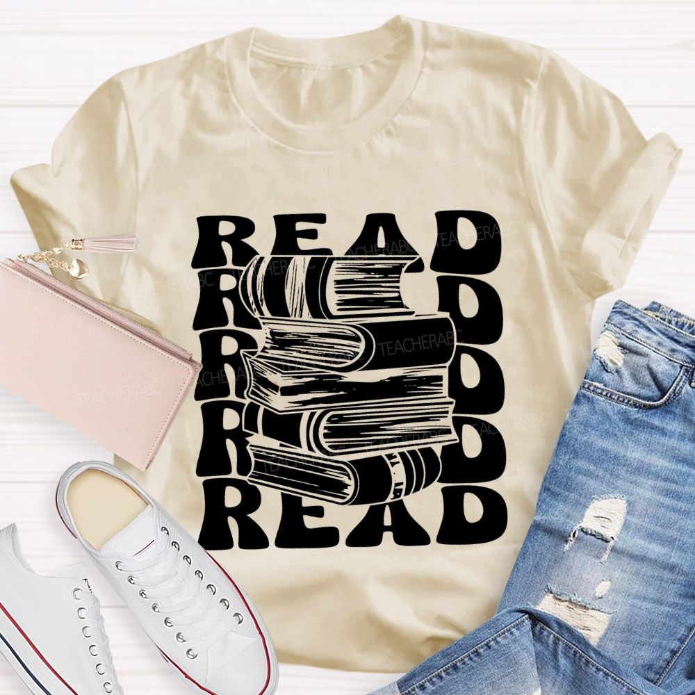 Read Books Fall In Love With Reading T-shirt