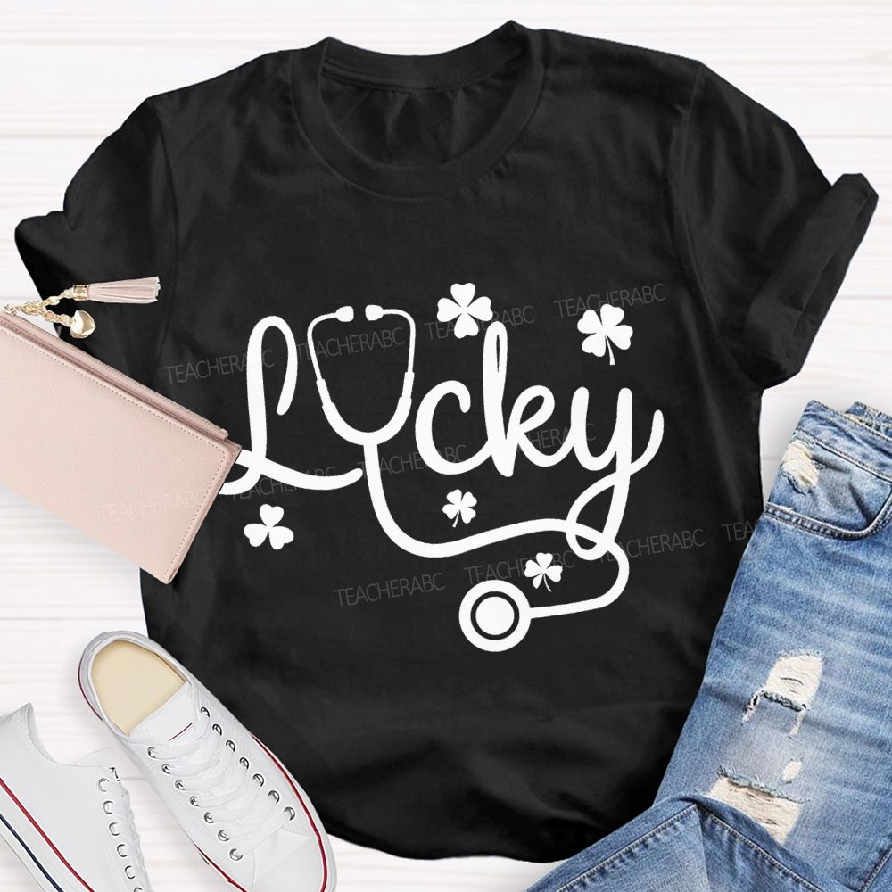Lucky Nurse Shamrock March Happy Saint Patrick'S Day T-shirt