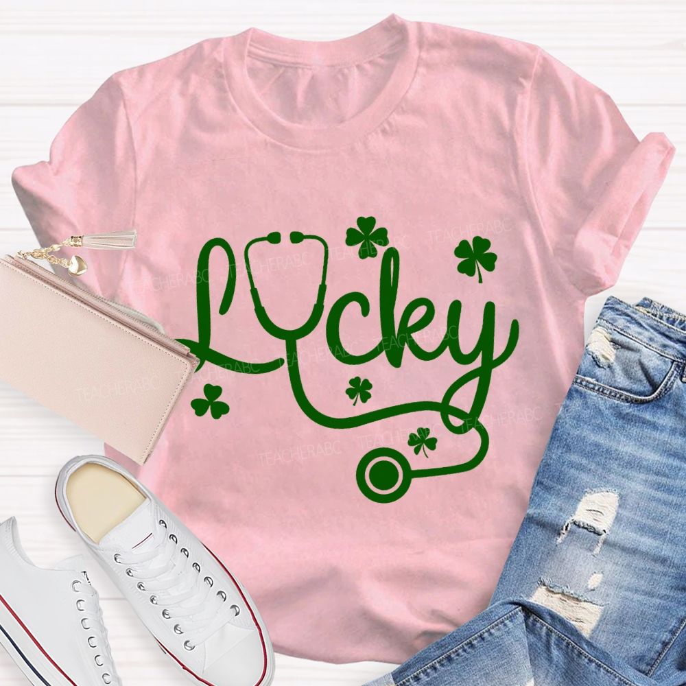 Lucky Nurse Shamrock March Happy Saint Patrick'S Day T-shirt