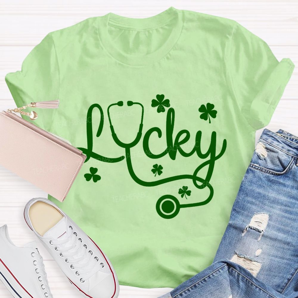 Lucky Nurse Shamrock March Happy Saint Patrick'S Day T-shirt