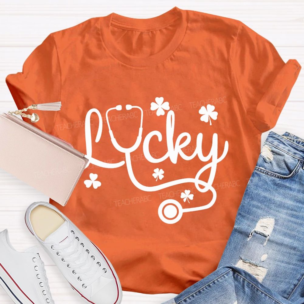 Lucky Nurse Shamrock March Happy Saint Patrick'S Day T-shirt