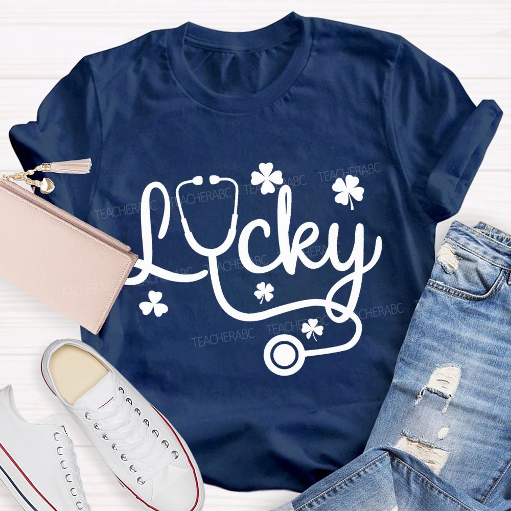 Lucky Nurse Shamrock March Happy Saint Patrick'S Day T-shirt