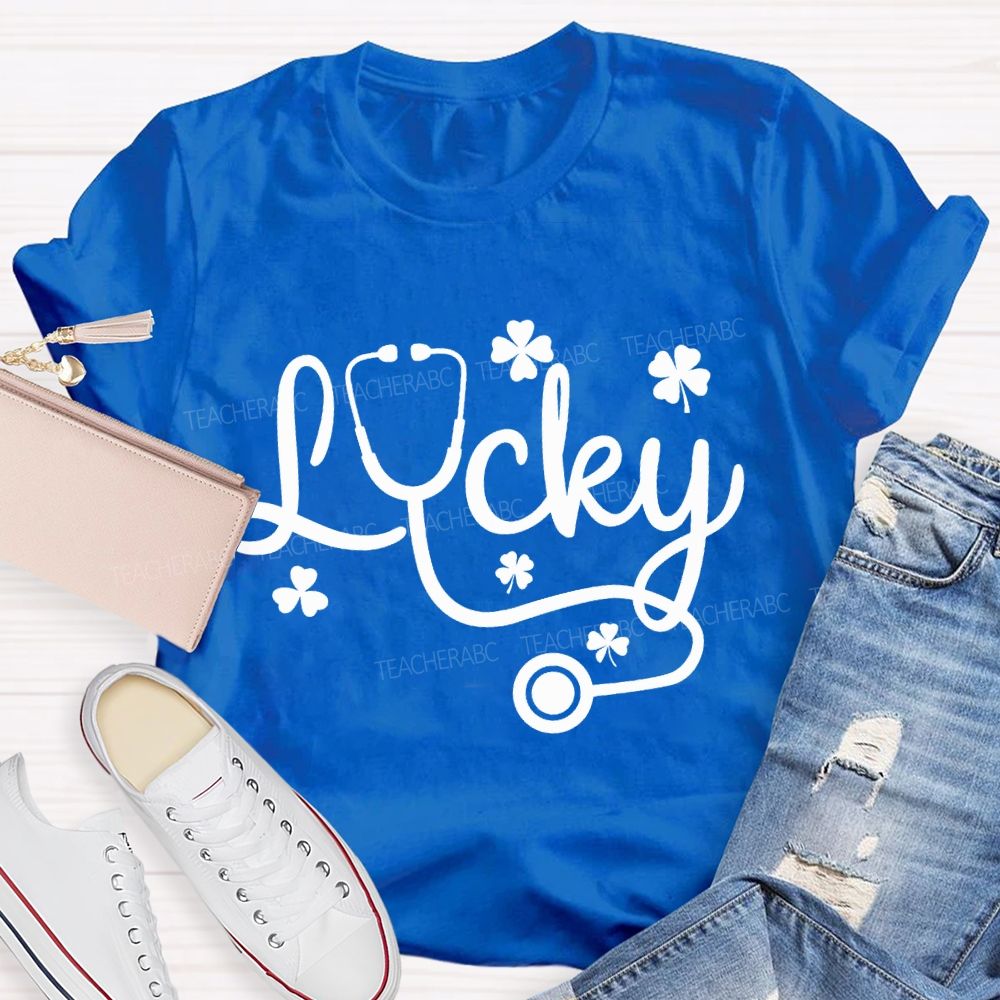 Lucky Nurse Shamrock March Happy Saint Patrick'S Day T-shirt