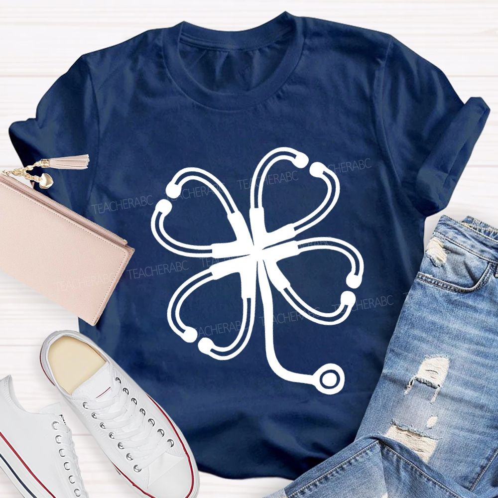 Lucky Clover School Nurse Saint Patrick'S Day T-shirt