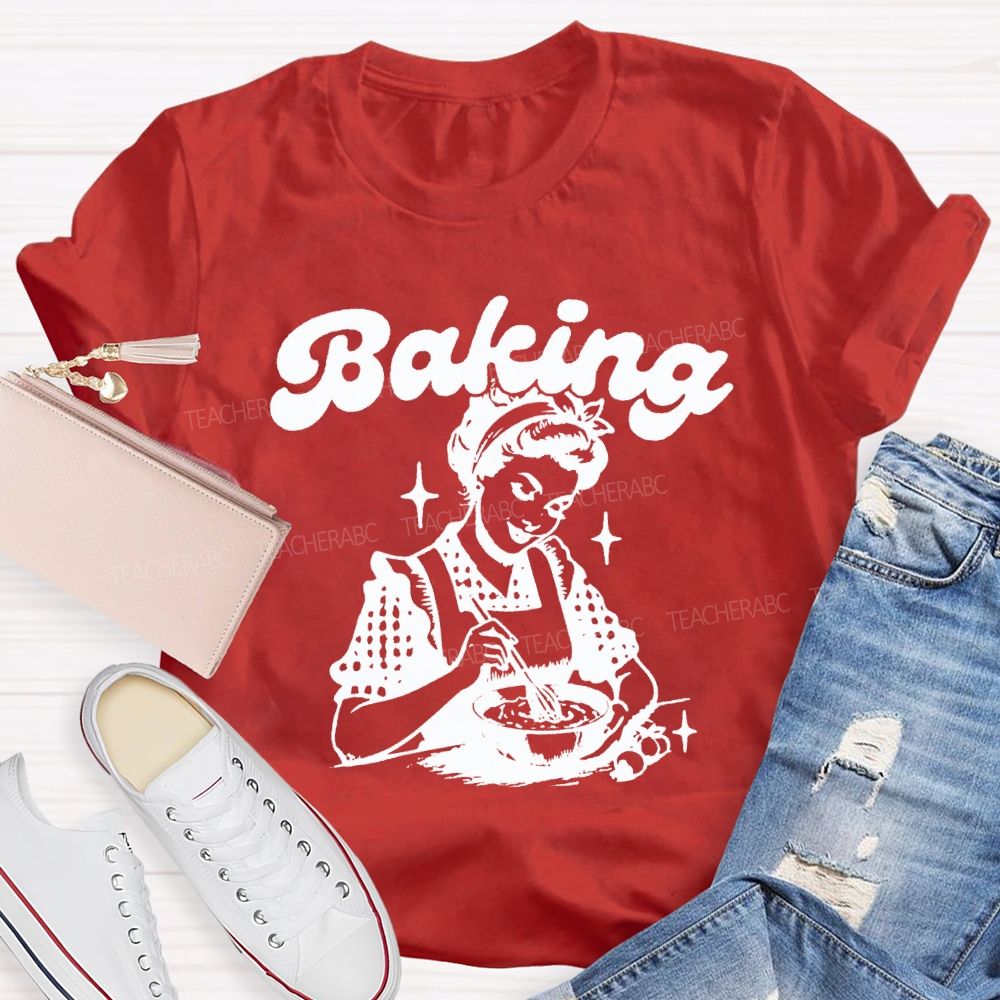 Lunch Lady Baking Feed Each Child T-shirt