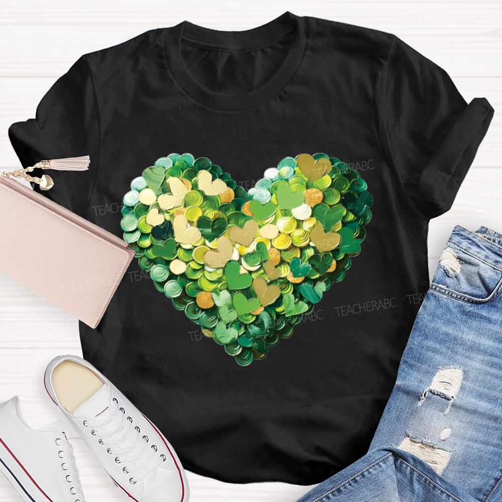 Lucky Heart Happy Saint Patrick'S Day T-shirt