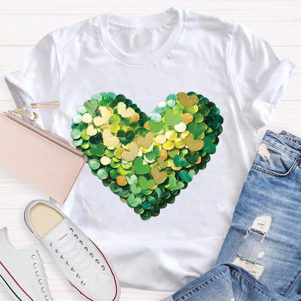 Lucky Heart Happy Saint Patrick'S Day T-shirt