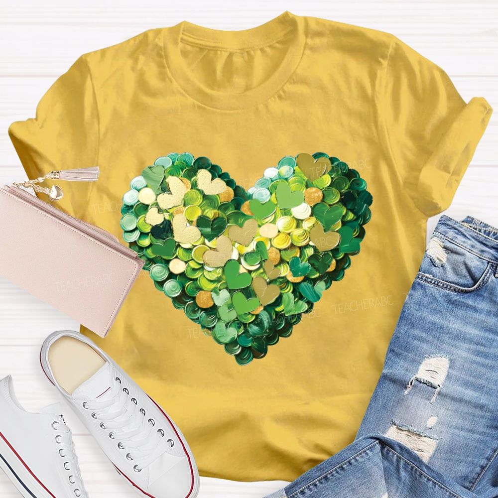 Lucky Heart Happy Saint Patrick'S Day T-shirt
