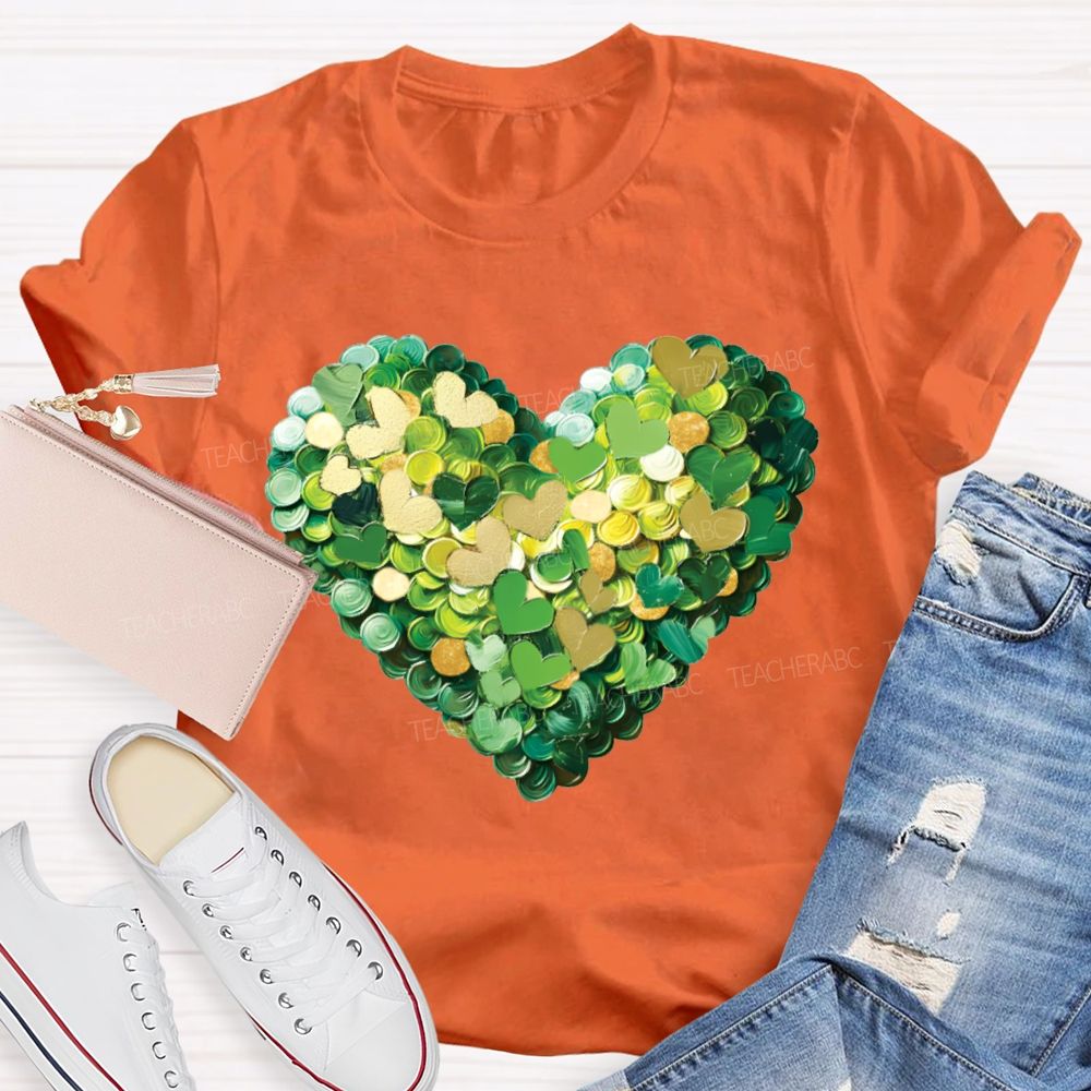 Lucky Heart Happy Saint Patrick'S Day T-shirt