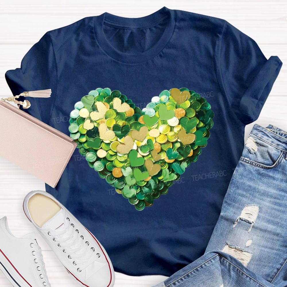 Lucky Heart Happy Saint Patrick'S Day T-shirt