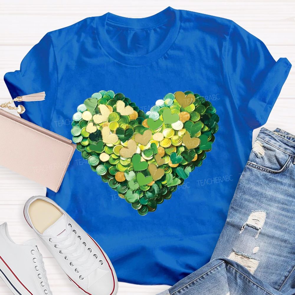 Lucky Heart Happy Saint Patrick'S Day T-shirt