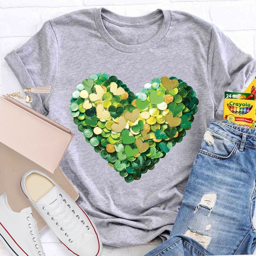 Lucky Heart Happy Saint Patrick'S Day T-shirt