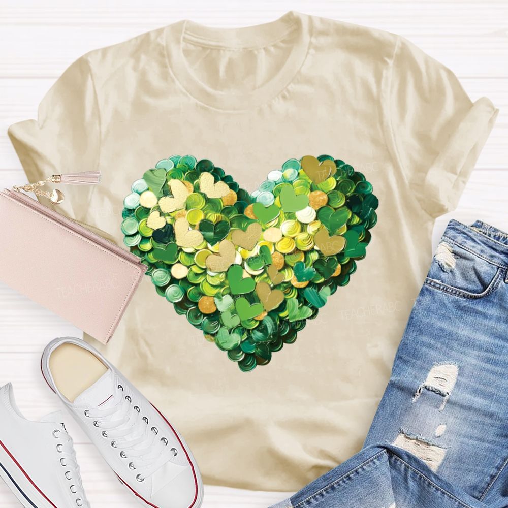 Lucky Heart Happy Saint Patrick'S Day T-shirt