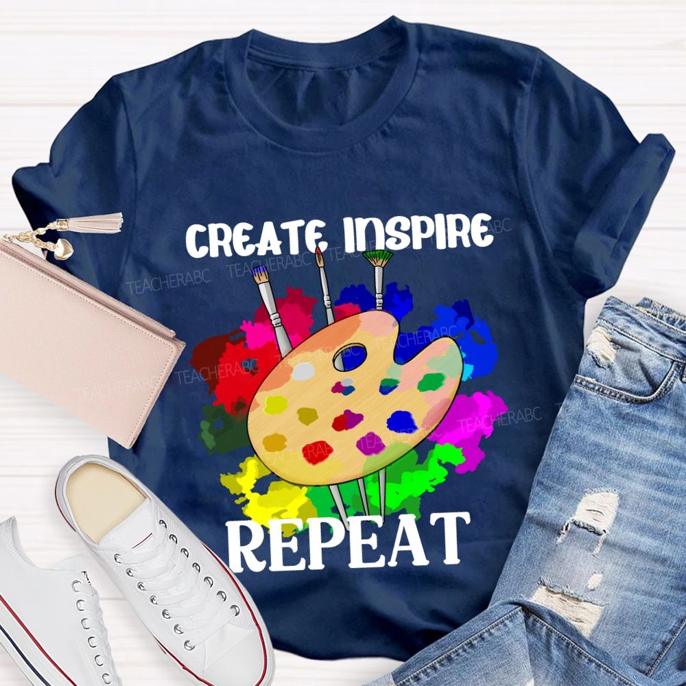 Create Inspire Repeat T-Shirt