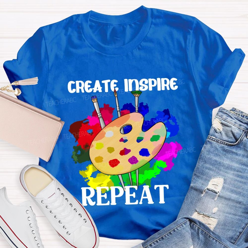 Create Inspire Repeat T-Shirt