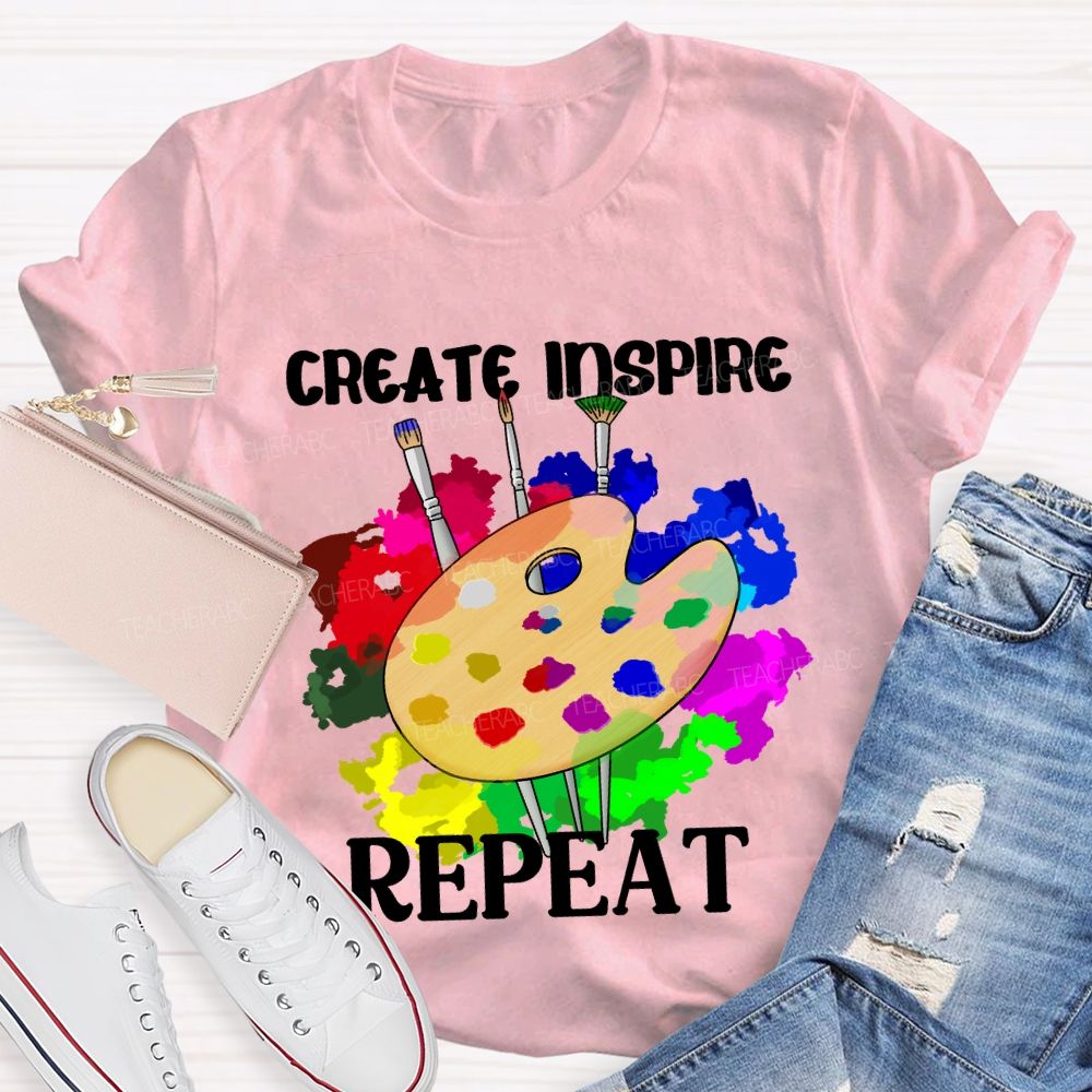 Create Inspire Repeat T-Shirt
