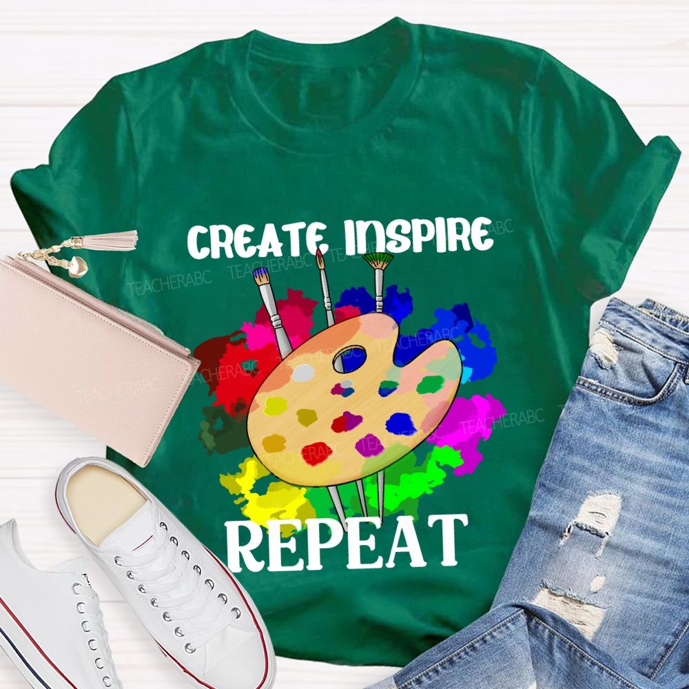 Create Inspire Repeat T-Shirt