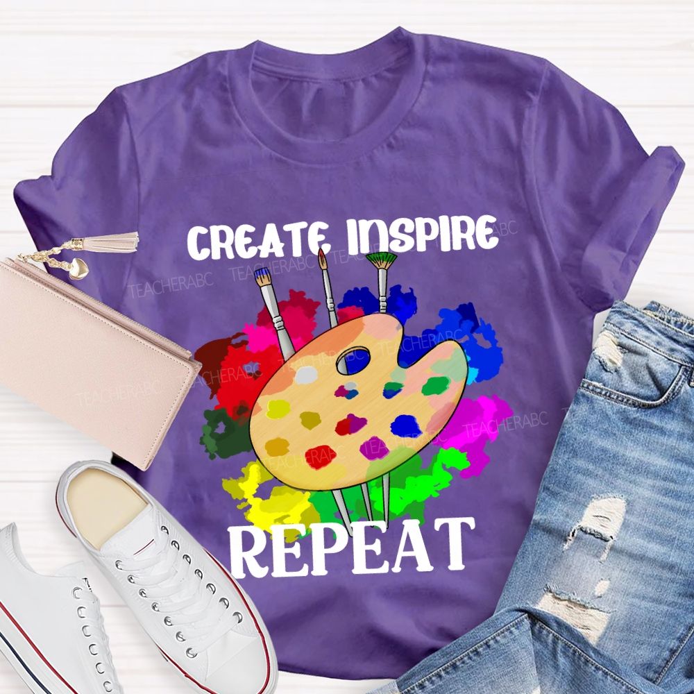 Create Inspire Repeat T-Shirt
