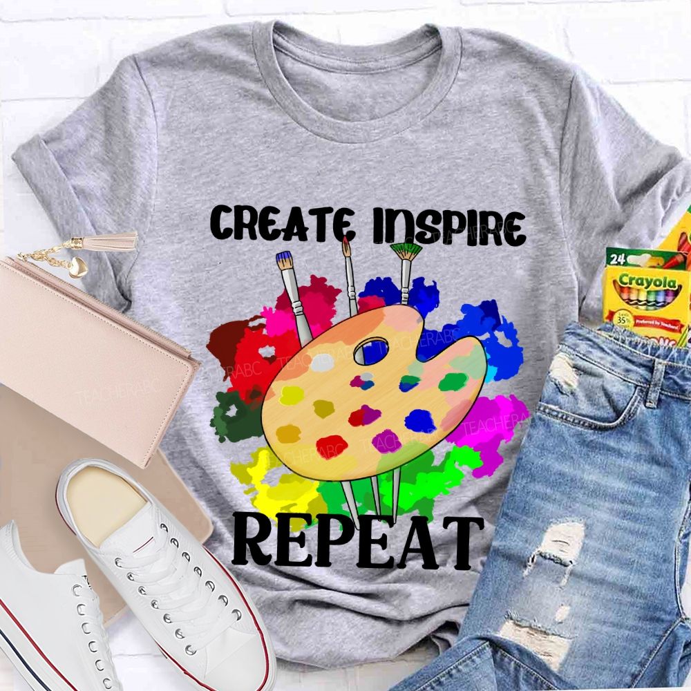 Create Inspire Repeat T-Shirt